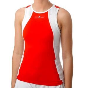 adidas x Stella McCartney Barricade Red & White Tank Top